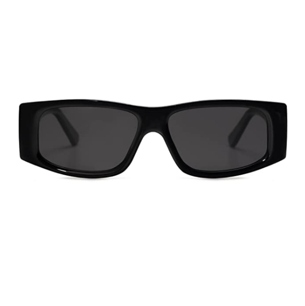 🕶Black Rectangle Polarized Sunglasses Fashion Trendy Narrow Square